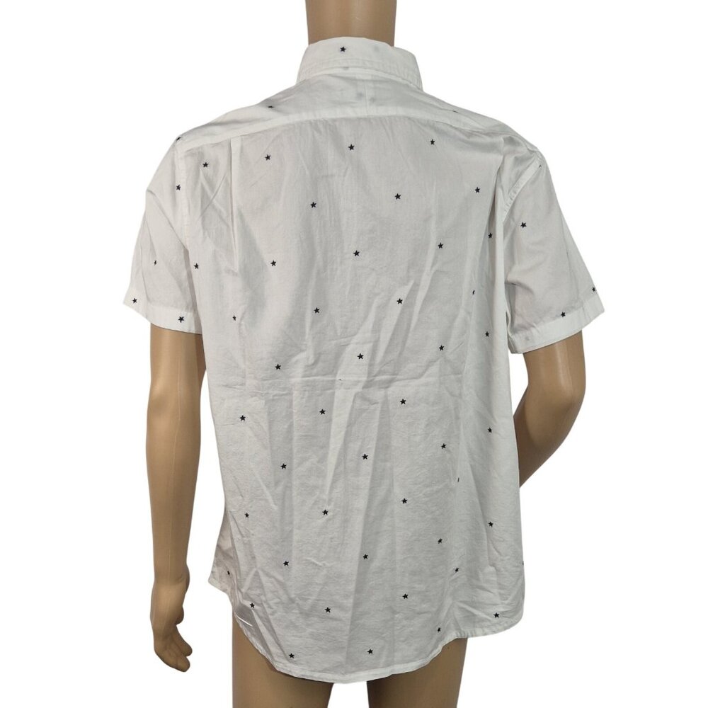 Daniel Cremieux Men's Shirt Size L White Stars United Collection Button Up (57) - Picture 3 of 11